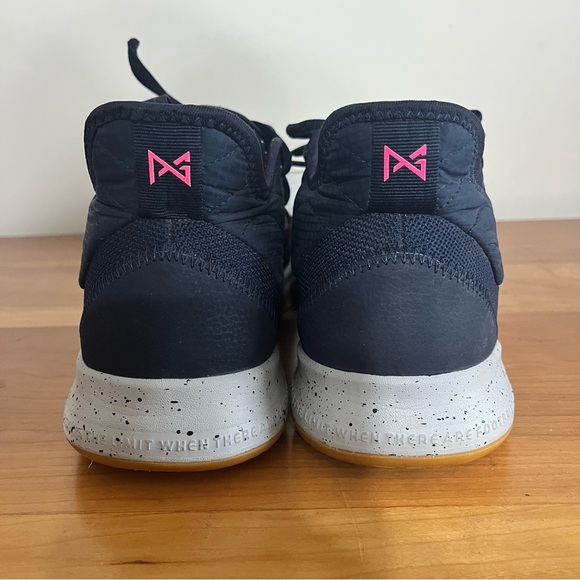 Nike Mens AO2607-401 Obsidian Pink Blast P. George Size 9.5 Basketball Shoes - Picture 6 of 9